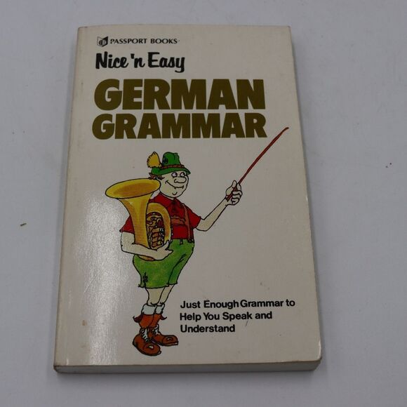 Nice 'n Easy German Grammar Book Passport Books 1983 Language Learning Resource - Picture 1 of 12
